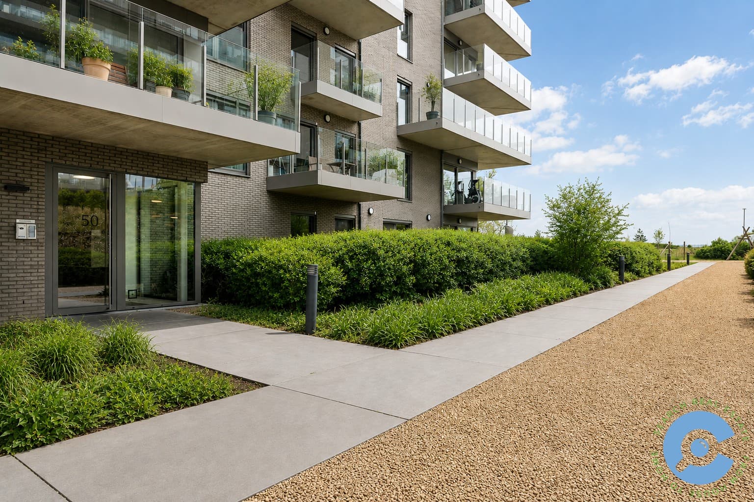 Energiezuinig 2 slaapkamer appartement met terras. 15