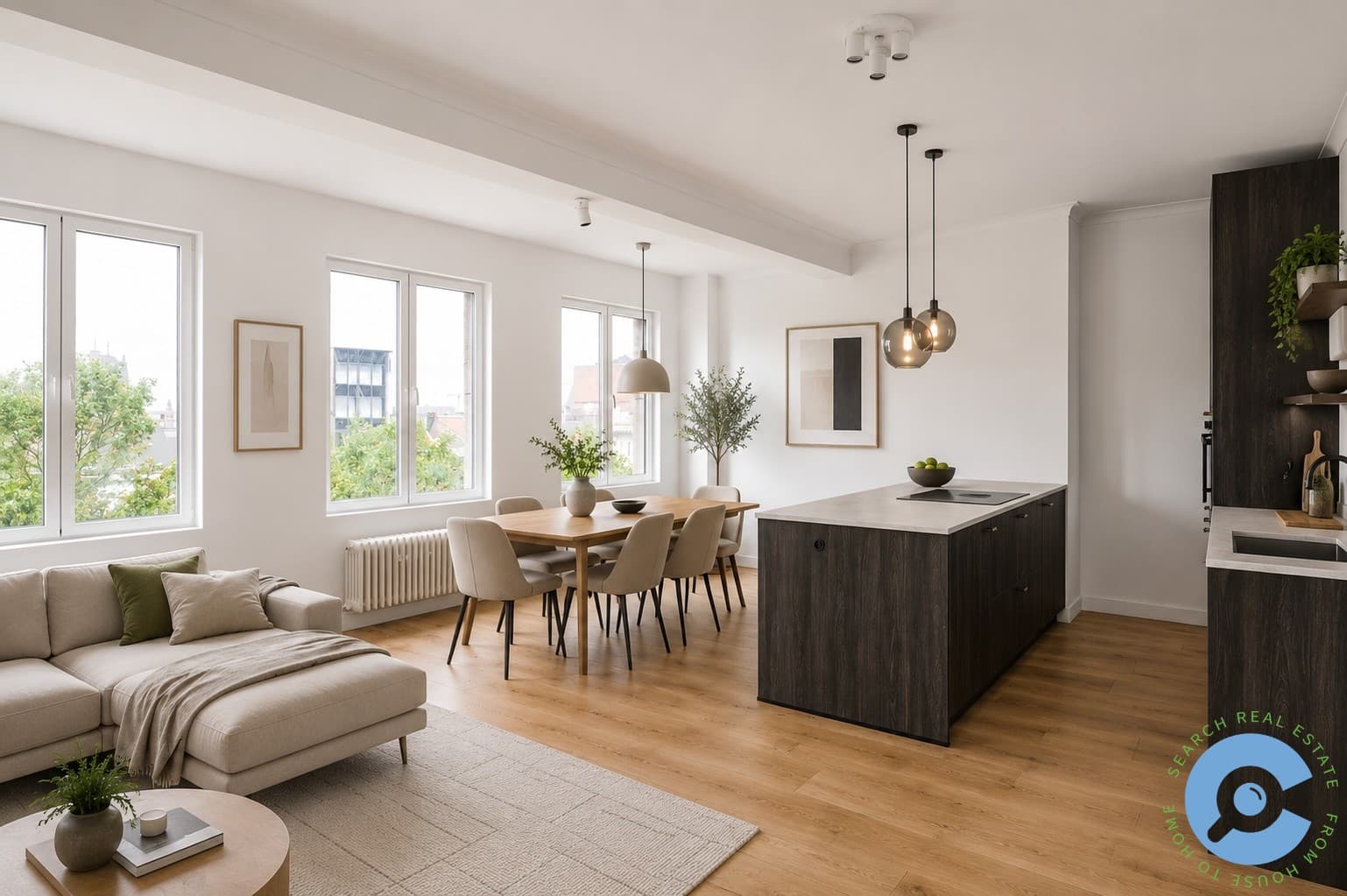 Gerenoveerd appartement met 2 slpk en terras! 3
